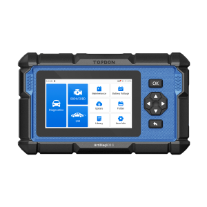 OBD2 Scanner TOPDON ArtiDiag600S, Scan Tool with 9 Reset Service for Oil/BMS/ABS/SAS/EPB/DPF/TPMS/Throttle/Injector Coding, ABS/SRS/Engine/AT Diagnostics Code Reader, Free Lifetime Upgrade